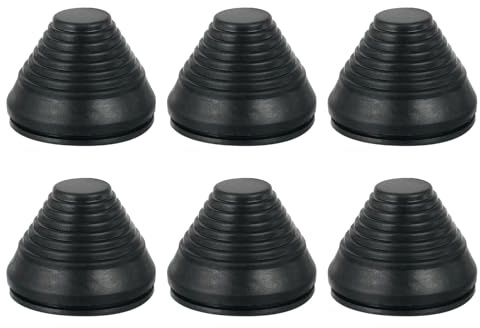 QUARKZMAN 6 Stück Kabeldurchführung Turmförmige 60mm 2,36 Zoll Bohrloch, Gummistopfen Gummitüllen Gummidichtungen Kit für Maschinen, Elektrogeräte, Kabel, Draht, Stecker