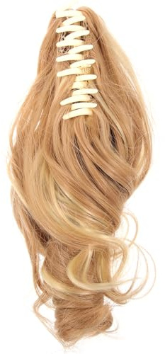 Didiseaon Women Cabello Pelo Rizado Cordón De Pelo Moño De Ondulado Rulos Extensión De De Caballo Coletero De De Caballo Peluca Alambre De Alta Temperatura