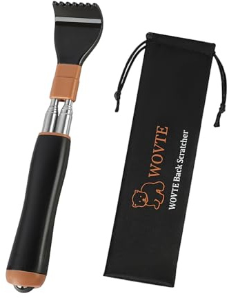 WOVTE Rascador de espalda extensible para hombres y mujeres, antirotación, relleno de calcetines para hombres y adultos, regalos de aniversario de cumpleaños para hombres, mujeres, marido, papá, mamá