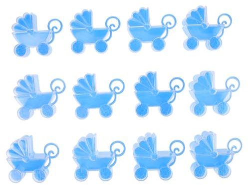 Vaguelly 12pcs Creative Wedding Candy Box Stroller Shape Small Boxes Party Favor Packaging