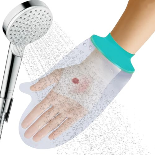 Waterproof Hand Protector For Showering, Waterproof Finger Protector, Plaster Cast Waterproof Cover Arm, Reusable Waterproof Cast Cover Arm for Wound Care, Surgery Recovery & Injury Protection