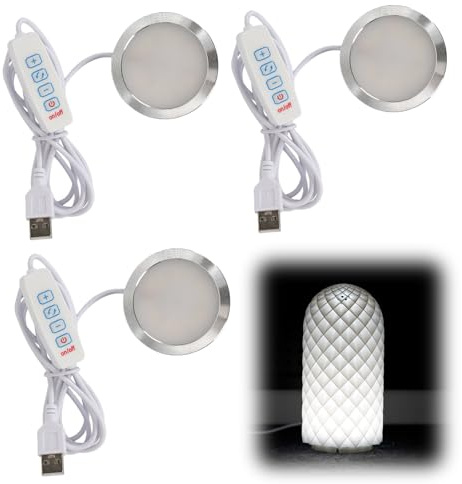 VEGOATY LED Unterbauleuchte: 3er Set Ultrathin Warmweiß Küchenbeleuchtung, Energieeffiziente Schrankbeleuchtung, Für Küche, Garderobe, Vitrinen (Warmweiß, 3000K, MD2835 Chips)