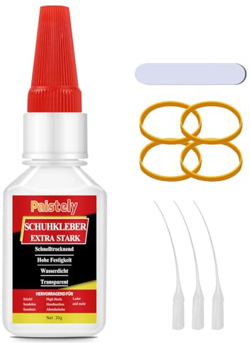 Colle Semelles Professionnelle avec Tête Anti-dessèchement Colle pour Chaussures de Sport Chaussures Cuir Bottines Sandales