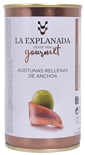 Olive ripiene di acciughe 150 g. The Gourmet Esplanade [PACCHETTO DI 15 UNITÀ]