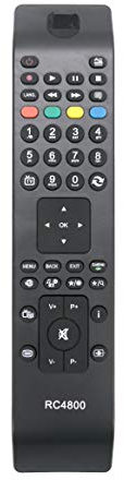 VINABTY RC4800 Replacement TV Remote Control Compatible with JVC Hitachi Polaroid Bush Telefunken Acer Medion Mitsai Vestel P24LED13 P32LED14 P40LED13 4740S D49F283N3C VOX 32783 32883