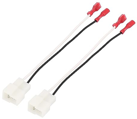 X AUTOHAUX 2Pcs 72-9301 Car Speaker Wiring Harness for Toyota Pickup 84-88 | Speaker connector wiring adapter