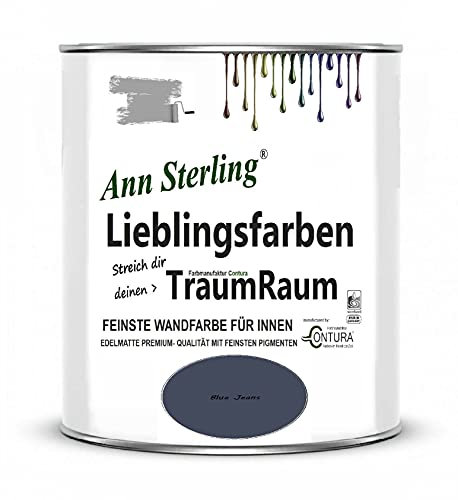 Ann Sterling Wandfarbe Innenraumfarbe Lieblingsfarben Color Farbe Innenfarbe Deckenfarbe (Blue Jeans)