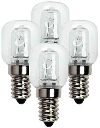 Storaffy Ampoule de Four | Ampoule de four 2/4/6 pièces 25W E14 | Petite ampoule à vis> 500 degrés C 2750K | Ampoules de four à ampoule à vis Edison pour réfrigérateur de four à -ondes