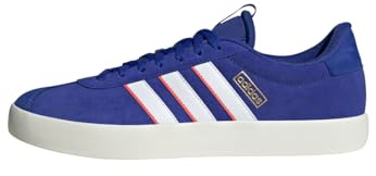 adidas Herren VL COURT SHOES, Lucid Blue / Cloud White / Bright Red, 43 1/3 EU
