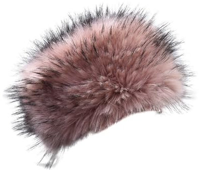 BYNYXI Damen Fellmütze, Russische Kunstpelzmütze Flauschige Pelzmütze Wintermütze Faux Fuchs Warm und Weiche Vlies Pelzmütze Cossack Russische Mütze Fell Stirnband Pelz Damen Winter