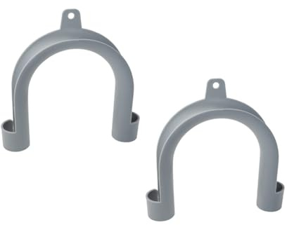 ZYAMY 2PCS U Washer Drain Hose Hook Universal Dishwasher Washer Drain Hose Fixing Clip Drum Extension Bracket Kit
