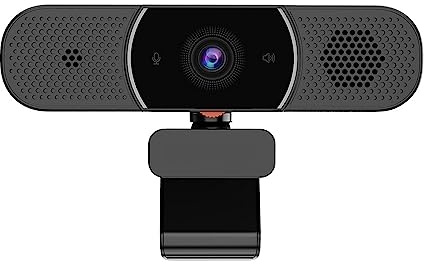Webcam Camara pc Camara Web Webcam Webcam All-in-One 2K Webcam con micrófono AI Altavoz Cubierta de privacidad USB Cámara de computadora for conferencias for conferencias, transmisión en vivo, grabaci