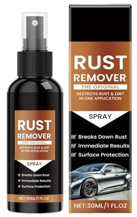 Eliminador de Óxido para Metal, Disolvente de Óxido para Metal, Solución Concentrada Instantánea Efectiva De 30 Mililitros Limpiador Duradero Para Garaje Y Hogar