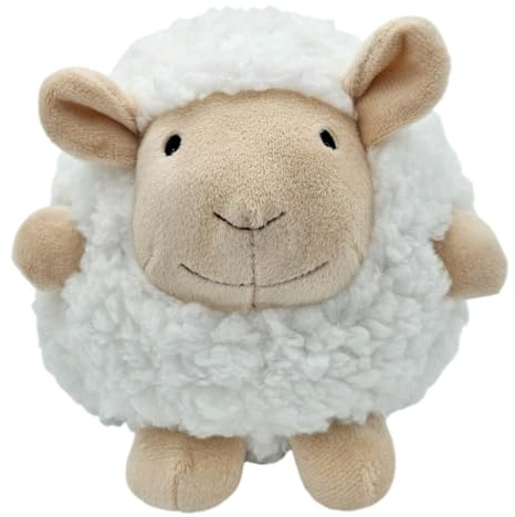 Türstopper Schaf Tiermotiv weiß 1 kg Türhalter Gewicht Türsack Fensterstopper mit sandfüllung rund