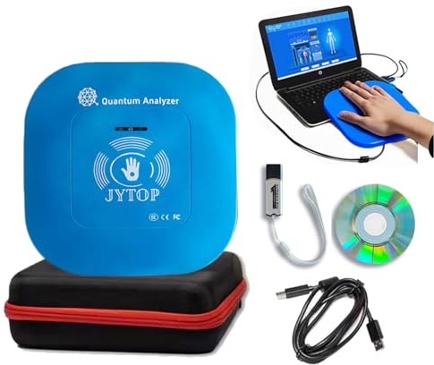 JSMDLN Analizador De Resonancia Magnética Cuántica para Pruebas De Salud,Analizador Corporal Cuántico Táctil para Pruebas De Subsalud,52 Informes,Precisión: Aproximadamente El 85%