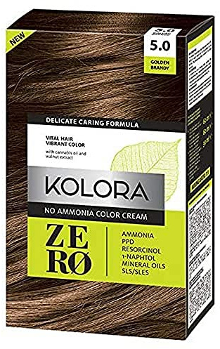 KOLORA ZERO Golden Brandy, kein Ammoniak, Haarfarbe