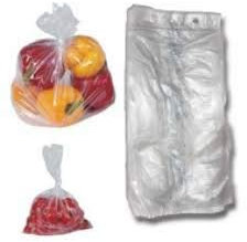 IMBALLAGI PZ 200 Sacchetto COMPOSTABILE CM 20 X CM 45 Busta A Strappo Trasparente BIO per Alimenti Bag for Food