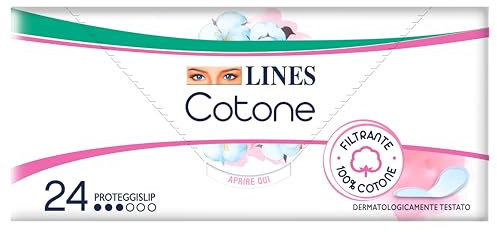LINES COTONE SALVASLIP, assorbenti e proteggislip per piccole perdite, filtrante in cotone, delicato sulla pelle, ipoallergenico
