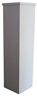 Wolkenstube Dekosäule weiß, Säule weiß 90x20x20cm, Podest, Blumenständer