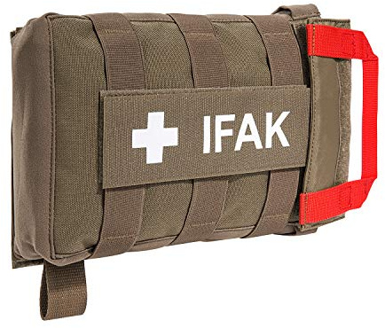 Tasmanian Tiger TT IFAK Pouch VL L Molle-kompatible Erste Hilfe Set Gürtel-Tasche mit Klett-Rückseite leer für Wandern Outdoor Reise Polizei-Dienst