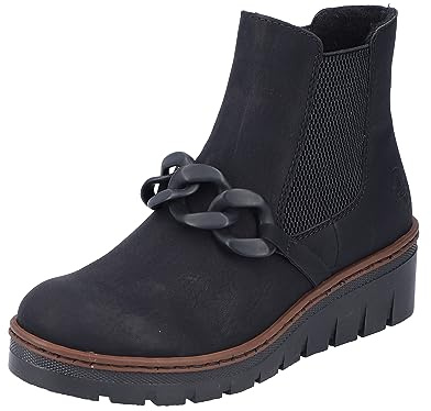 Rieker Damen Stiefel X9173-01 schwarz Gr. 41
