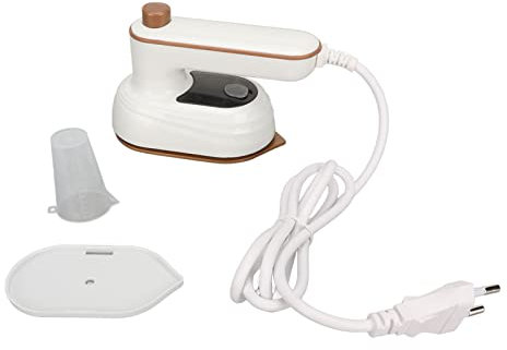 Mini Máquina de Planchar, Vaporizador de Ropa de Mano para Ropa, Vaporizador de Ropa de Viaje, Mini Máquina de Planchar, Plancha de Vapor con Termostato con Asa Plegable Giratoria