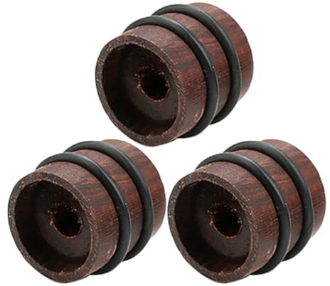 ifundom 3stücke Holz-gitarrenknöpfe Für Bass Volumen Und Klangregelung Einfache Installation Geeignet Gitarren Und Bässe Hochwertige Verarbeitung Aus Rosenholz Praktische Ersatzteile