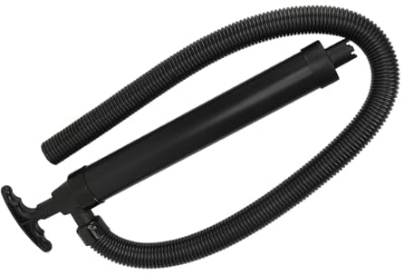 Bomba de Achique Manual Bomba de Agua Portátil para Yates, Barcos de Pesca, Lanchas Rápidas (BLACK)
