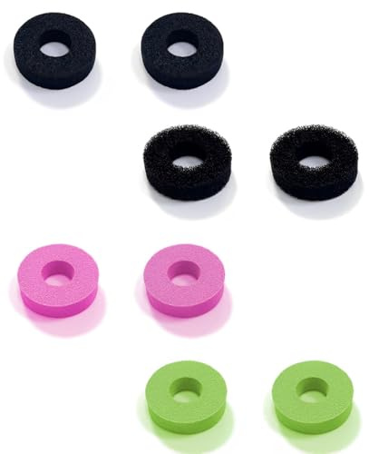 HSKRKOW 8 Stück Thumbstick Stoßdämpfer Zubehör,Aim Assist Ps5,Kompatibel Mit Playstation 5(Ps5)/Steam Deck/Xbox One/Switch/Switch Oled/Switch Pro Controller,3 Verschiedene Stärken
