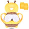 Baby Kopfschutz,Atmungsaktive Baby Head Schutzpolster,mit Knieschonern,Baby Kopfschutz Kissen und Baby Knieschützer,Ideal für Kinder, die krabbeln und laufen lernen, bienenförmig
