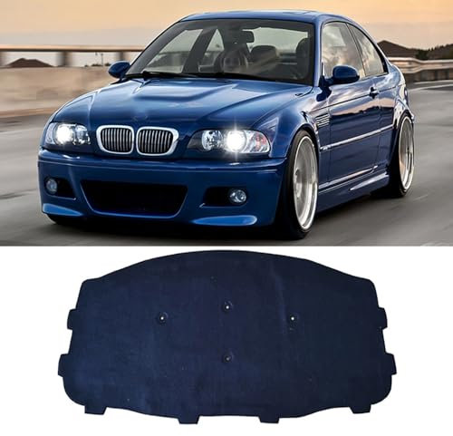 Coussin d'isolation phonique pour Capot Avant de Voiture pour BMW Série 3 E46 320i 325i 328i 330i Housse insonorisée en Coton Accessoires extérieurs