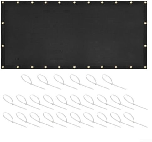 Tappetino ignifugo per griglia resistente al calore, resistente a 500 °C, protezione per barbecue, recinzione, facile da pulire, impermeabile, in fibra di vetro in silicone (91,5 x 305 cm)