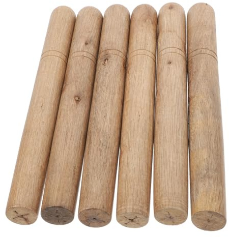 TOYANDONA 6pezzi Falci Manico in Legno Manico in Legno Martello di Ricambio per Utensili per Riparazione per Attrezzi da Giardino