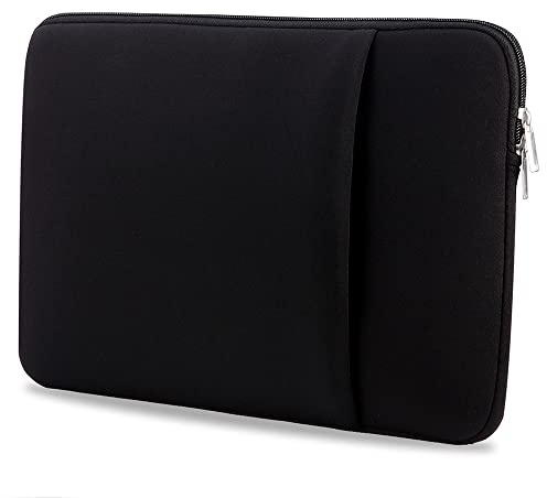 B2015 Housse souple à fermeture éclair pour ordinateur portable MacBook Air Pro Ultrabook Matériau en mousse antistatique Rembourrage intérieur fin et léger avec poche avant Absorption des chocs