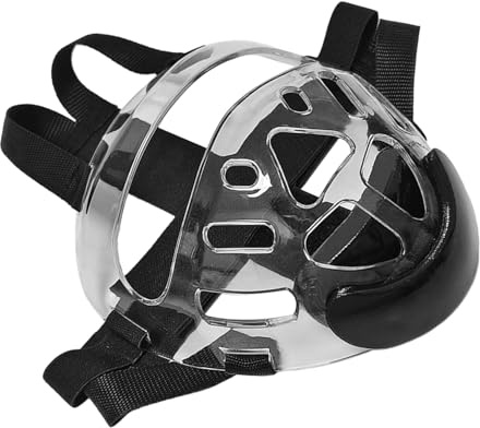 Wsdsgz Protezioni alte staccabili per gli appassionati di sport da combattimento, protezione trasparente in policarbonato con design senza ostacoli per casco sportivo