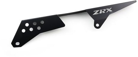 kompatibel mit: Kawaaki ZRX 1200 BJ 2001-08 Kettenschutz Kettenabschirmung Logo schwarz IBEX