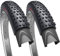 Fincci MTB Reifen 27,5 - Paar FahrradReifen 27.5 Zoll x 2.35 Zoll 60-584 - Schwarz Fahrradmantel 27 5 Zoll MTB für Rennrad, Mountainbike,E Bike, Hybrid Schmutz Offroad Bicycle - 2er Pack