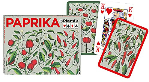 Piatnik 2387 - Kartenspiel Paprika 2x55 Blatt