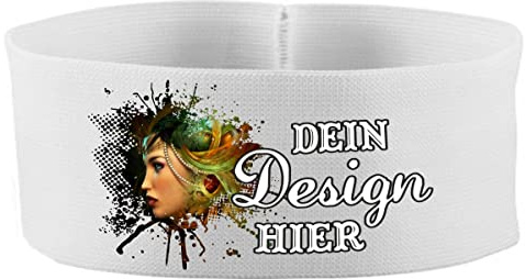 Kleiner Fratz gummielastische Armbinde 5 cm personalisiert mit deinem Wunschtext oder Logo