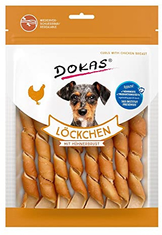 DOKAS - Löckchen mit Hühnerbrust 6er Pack (6 x 120g)