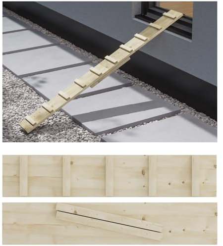 Katzenleiter Katzentreppe Katzenstufe für Balkon Treppe 2 m mit Metallhaken