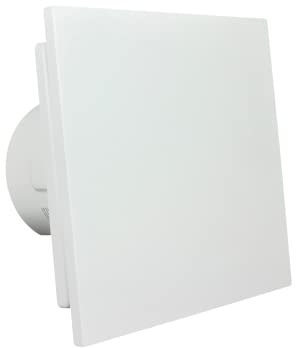 FANTRONIX SHIELD White 100mm Pull Cord Extractor Fan for Shower Toilet Wet Room Powerful Quiet Strong Airflow Bathroom Exhaust Ventilator with Modern Design to Control Vapor Ceiling Wall Mounted