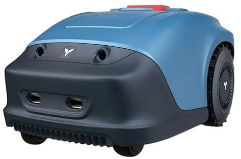 Cortacésped robótico automático con control de aplicación Bluetooth y planificación de ruta GPS, corta hasta 5000 pies cuadrados, tracción total, gestión multizona, con estación de carga, IPX5, Wi-Fi