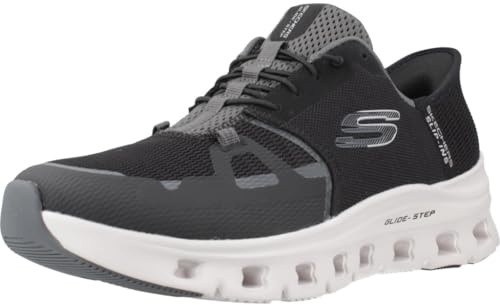 Skechers Glide-Step Pro-Cool Drift Slipper Schwarz | Glide Step Air Cooled Memory Foam No Tie Fit und flexible Traktionslaufsohle