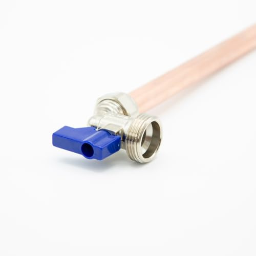 Plumb Bliss Angled Washing Machine Valve - Elbow (90 x 15mm x 3/4)