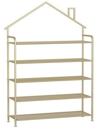 Moderner Metall-Schuhschrank-Organizer, vertikales Aufbewahrungsregal für Eingangsbereich, Schlafzimmer, Garderobe – hohes Schuhregal für Haustür-Eingang