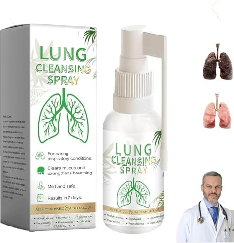 Miqiko Pulvérisateur nettoyant pulmonaire avancé, spray nettoyant pulmonaire Miqiko, spray nettoyant pulmonaire Medilisk, spray nettoyant pulmonaire à base de plantes, spray nettoyant pulmonaire