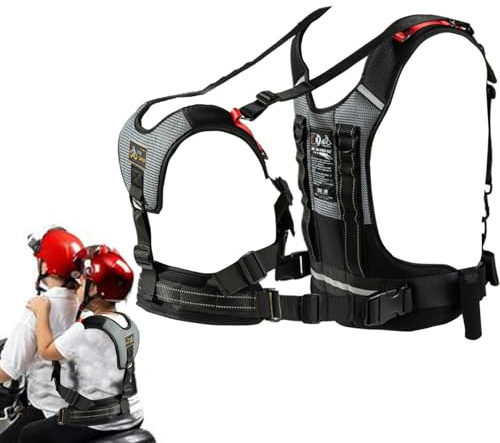 Imbracatura di sicurezza per bambini - Cintura per bambino per moto, Imbracatura per passeggero | Cintura di sicurezza posteriore riflettente per moto, imbracatura per cintura di sicurezza - Cinture d