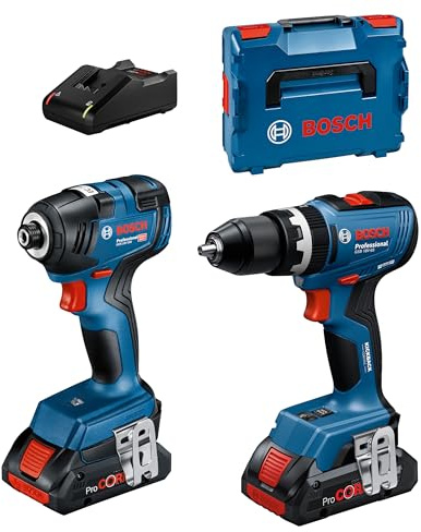 GSB 18V-65 Combi Drill and GDR 18V-200 Impact Driver Twin Kit