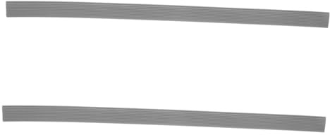 OUNONA TPE Schwellenrampe für Saugroboter 2 Stück, 1cm, Grau | Abgewinkelte Kanten, für Türschwellen und Stufen, Kompakt und Leicht, Wiederverwendbares Material